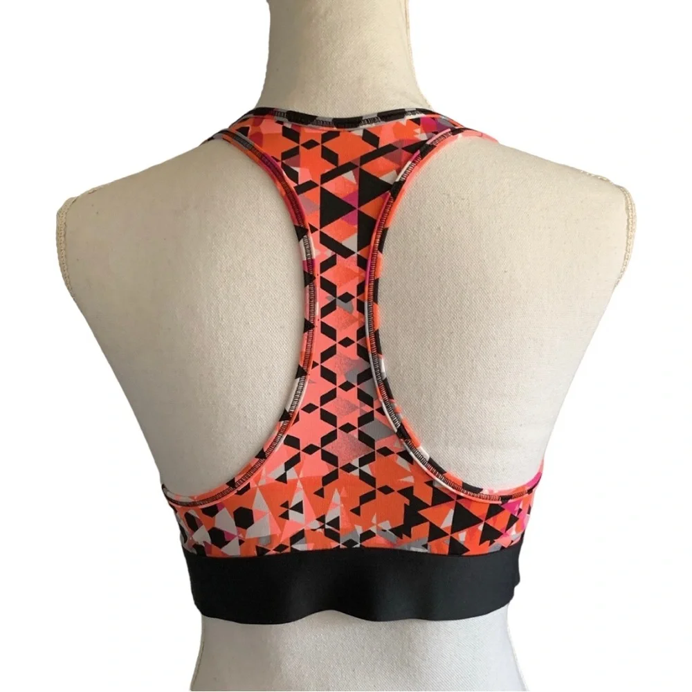 Victoria's Secret Sport Multicolor Geometric Sporty Statement Racerback Gym Bra